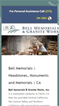 Mobile Screenshot of bellmemorials.net